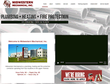 Tablet Screenshot of midwesternmechanical.com